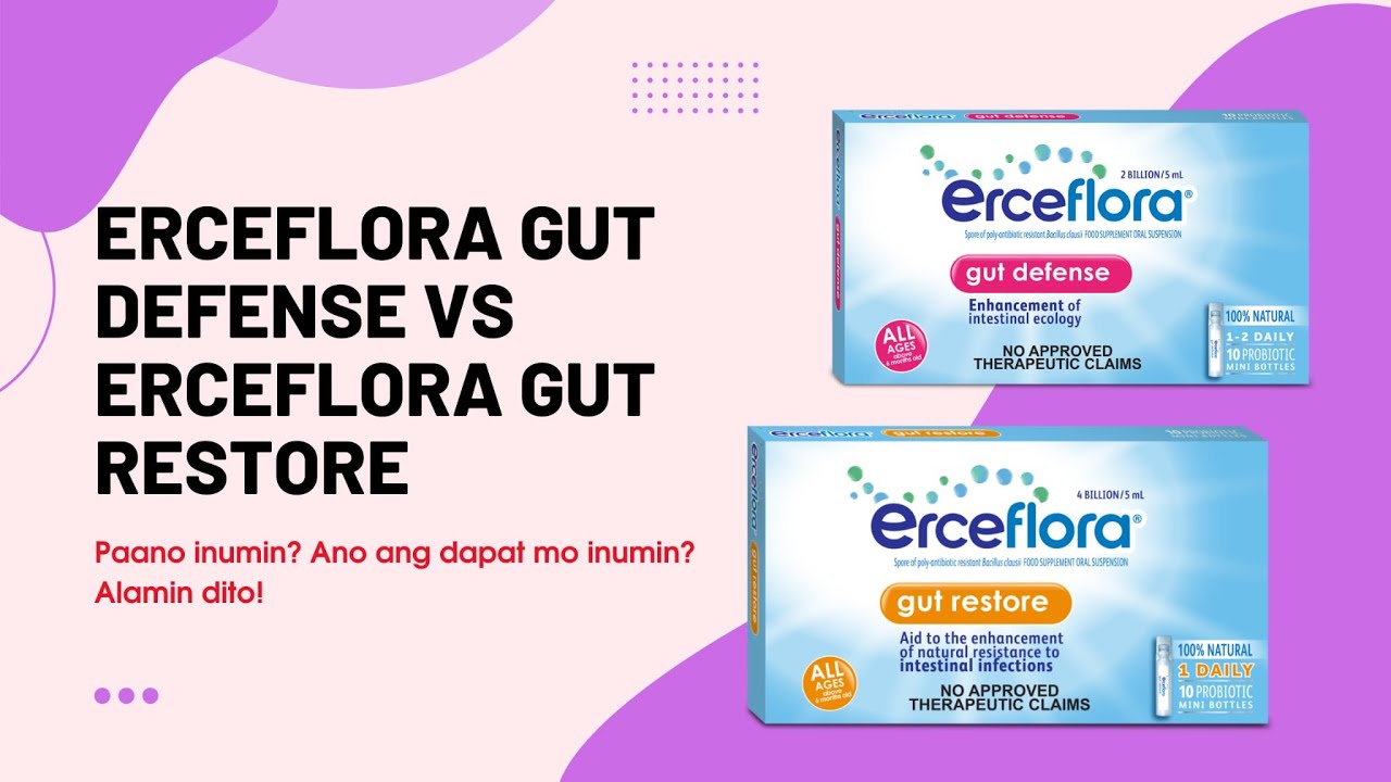 Erceflora | Paano inumin? Ano ang dapat mo inumin? | Little Miss Pharmacist