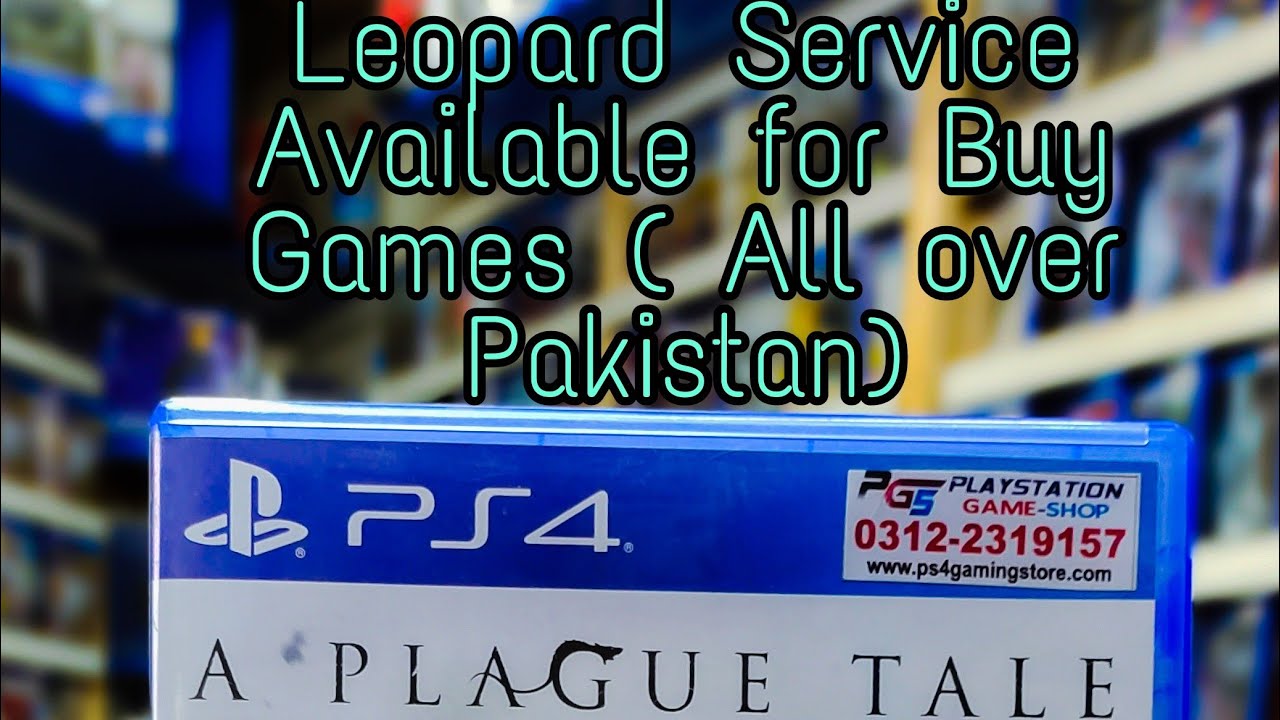 Playstation 4 PS5 Console Cash on Delivery all over Pakistan Leopard COD Service