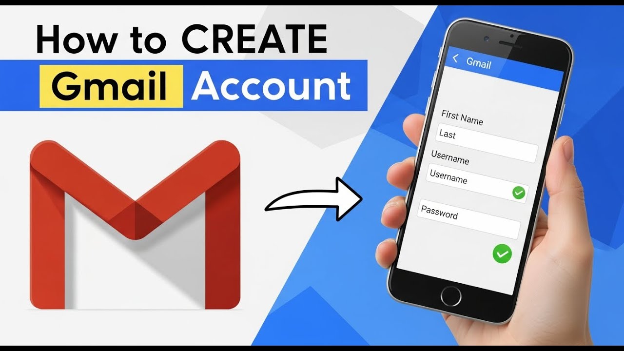 Как создать учетную запись Gmail за считанные минуты!