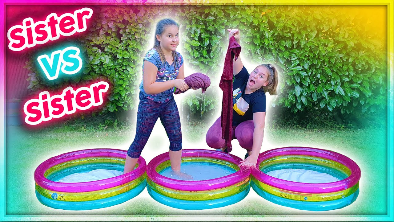 Pool Challenge ou D&eacute;fi Piscine Sister Vs Sister !