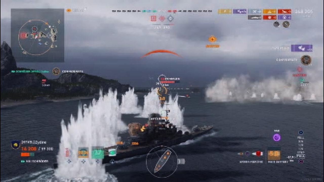 Record For Secondaries Hit in Standard . World of Warships Legends