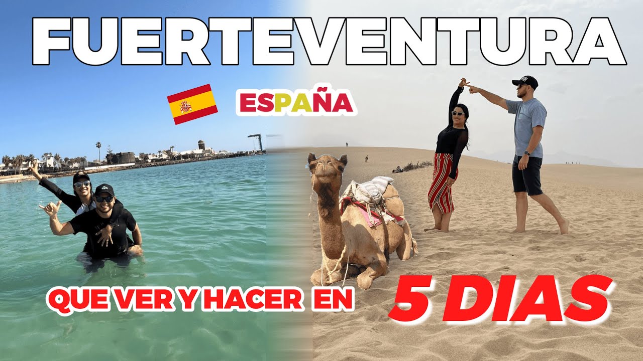 Que hacer en FUERTEVENTURA ESPAÑA 2025 🇪🇸 Recorrido en guagua, transporte público