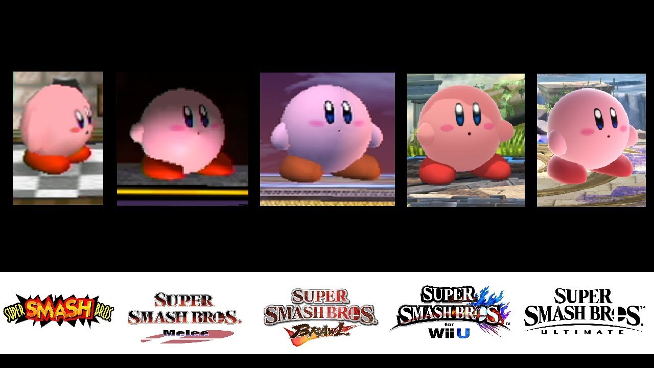 Evolution of Kirby's Moveset in Super Smash Bros. (1999-2018)