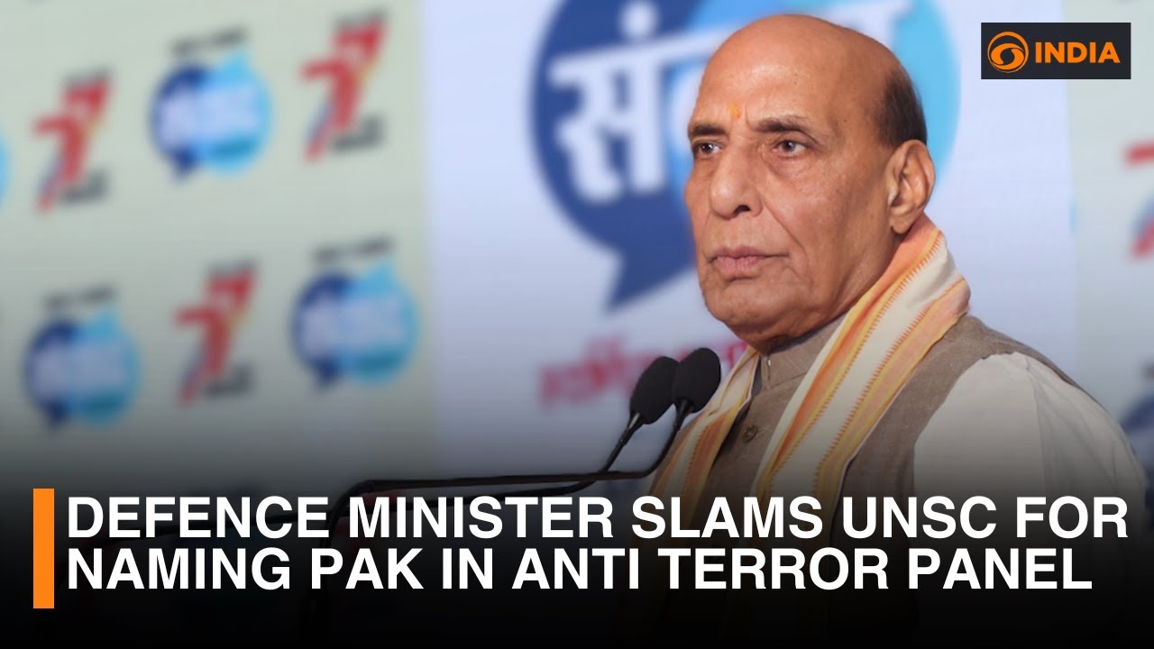 Rajnath Singh Criticizes UNSC Over Pakistan's Naming as Vice-Chair of Anti-Terror Panel | DDI NH