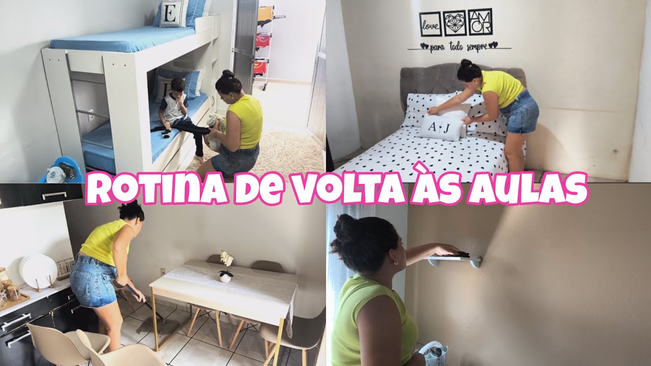 ROTINA REAL | LEVANDO ELES PRA ESCOLA | TROQUEI OS LENÇÓIS | ORGANIZANDO A CASA | Aryadne Rodrigues 