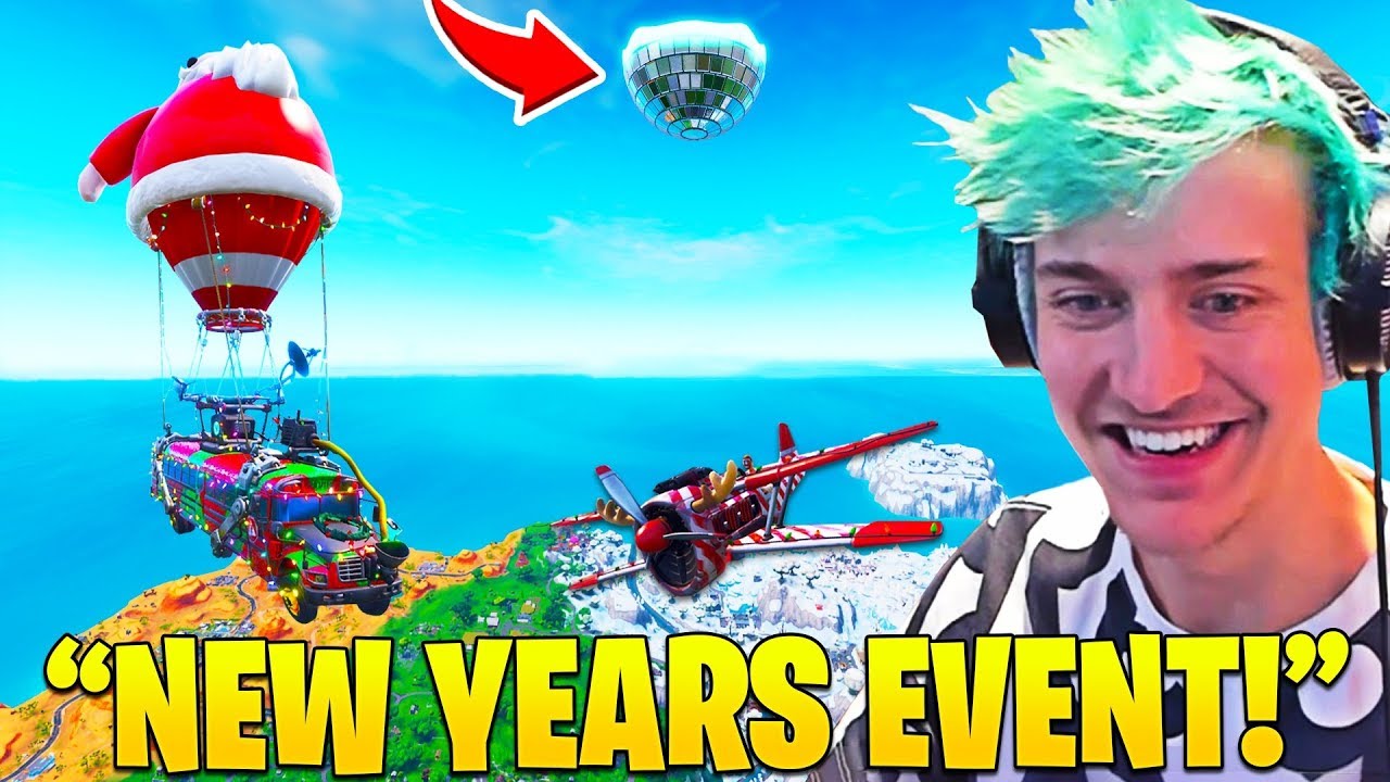 NINJA Finds *SECRET* NEW YEARS EVENT DISCO BALL! - Fortnite FUNNY Moments