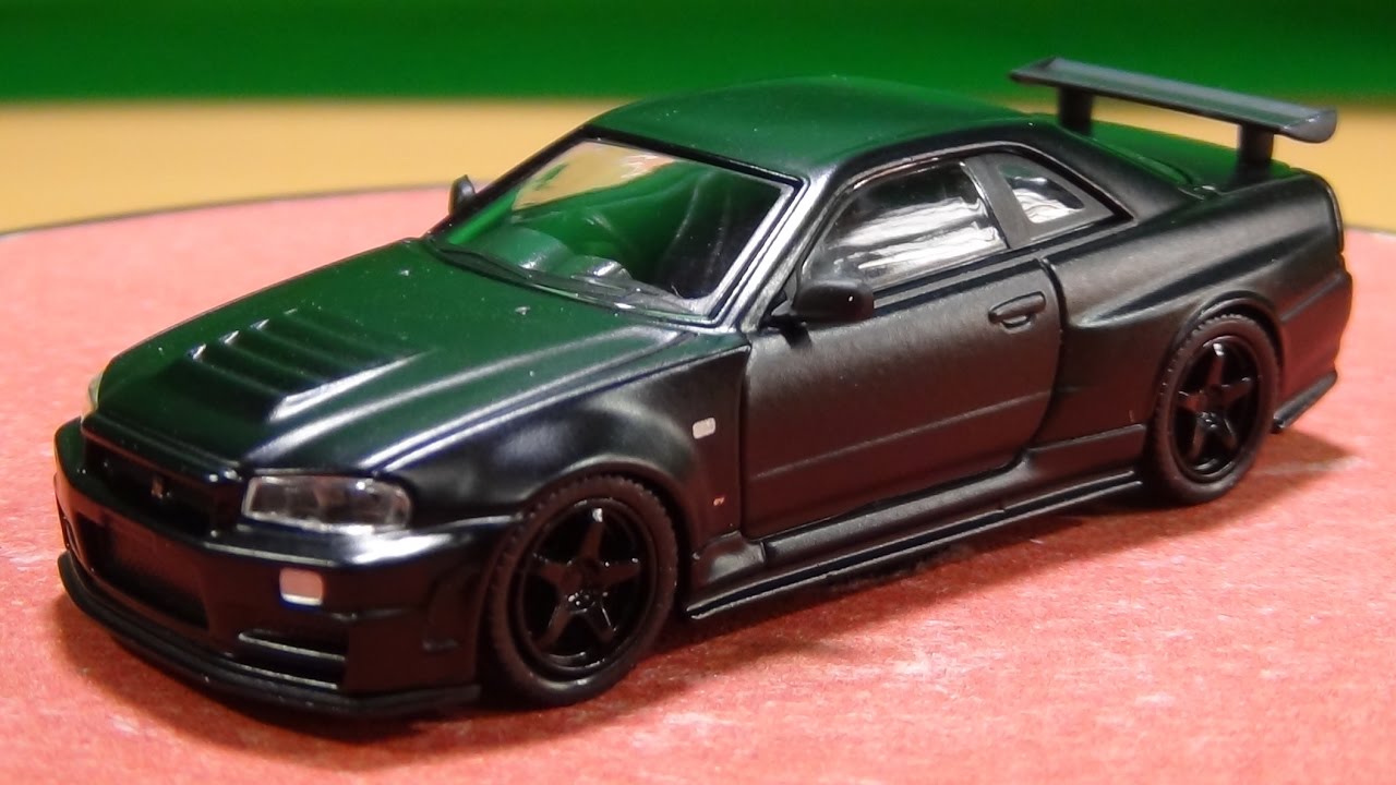 京商ミニカーくじ B賞 NISMO R34 GT-R Z-Tune(マットブラック)