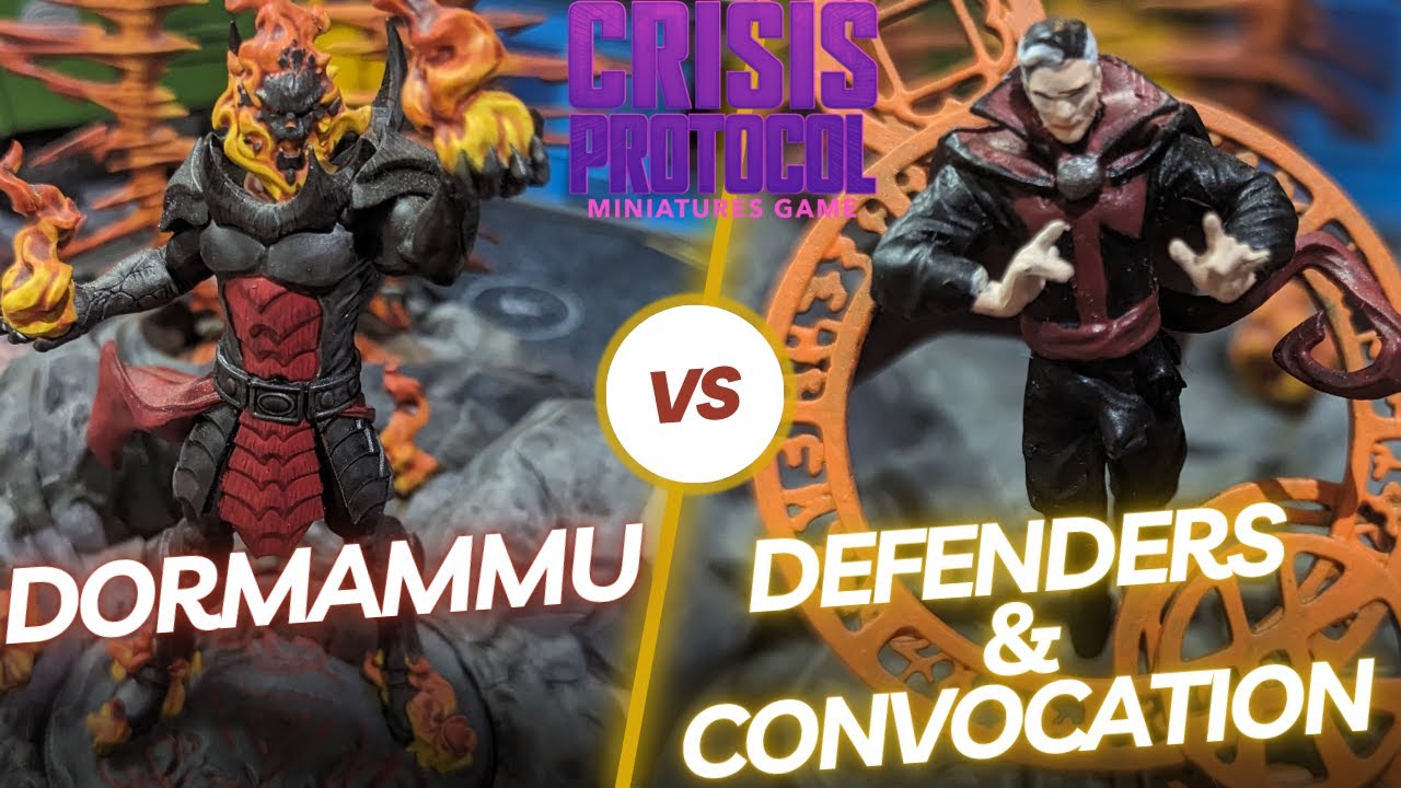 DARK INTRUDER Vs Defenders ~ Dormammu Ultimate Encounter ~ Marvel Crisis Protocol Battle Report #32
