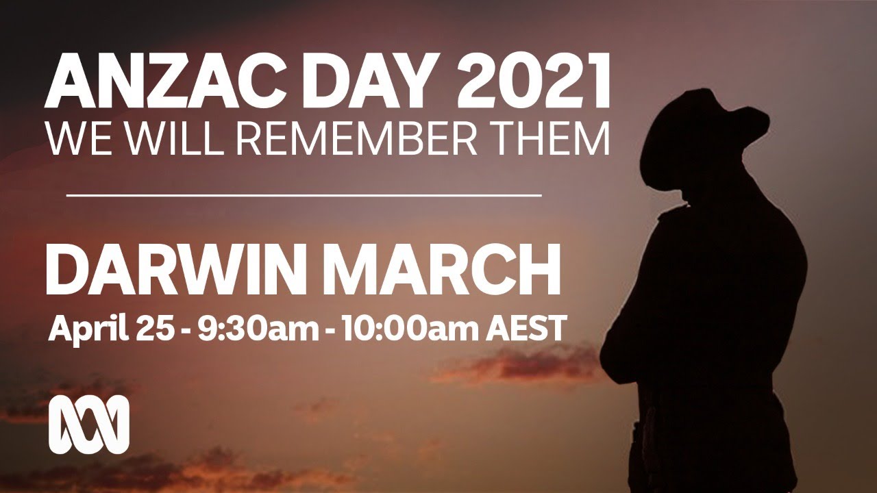 Darwin march, Anzac Day 2021 | OFFICIAL BROADCAST | ABC Australia