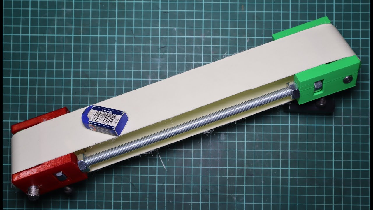 proje konveyör bant yapımı / diy conveyor belt project idea