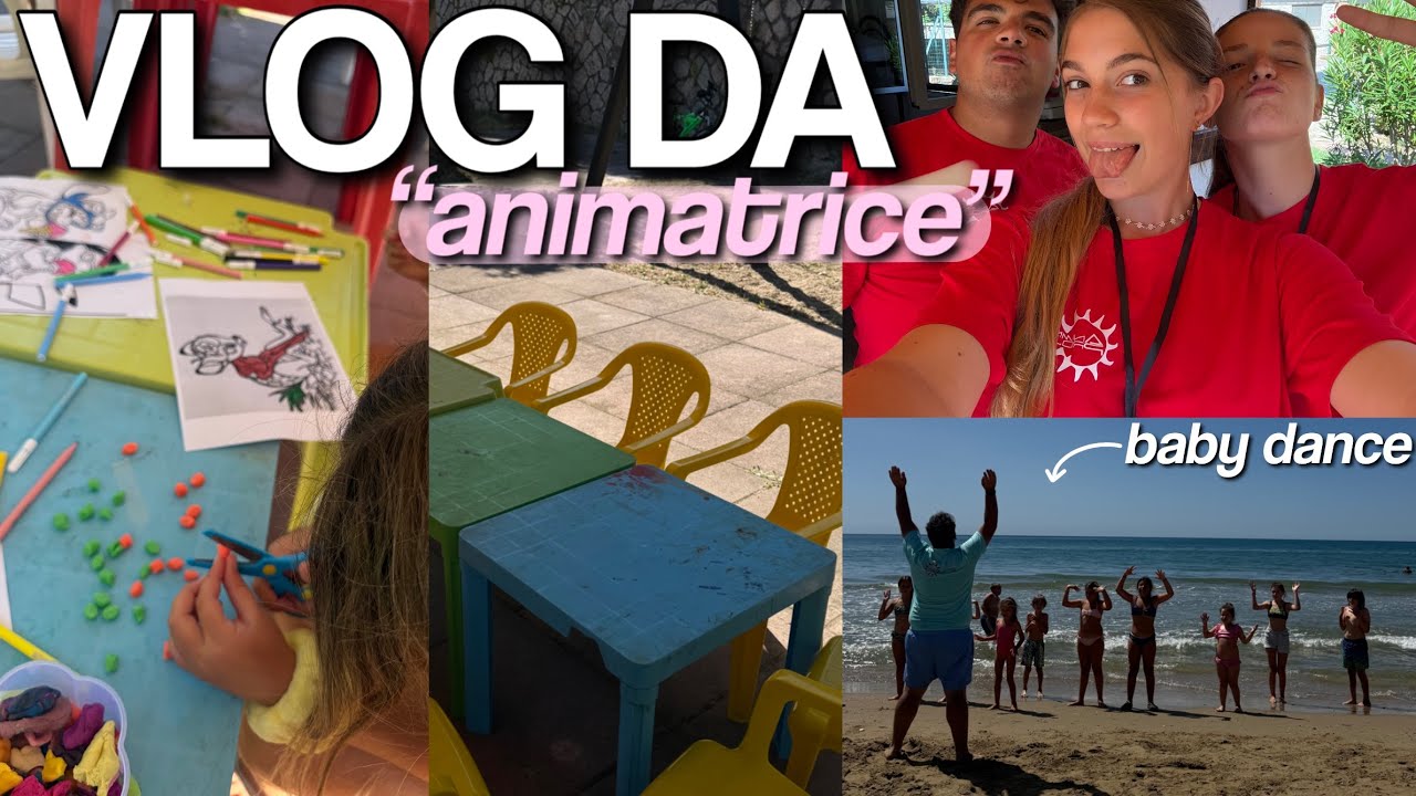 WEEKLY VLOG: inizio a lavorare come ANIMATRICE! 👧🏼💗🎉 || SZ