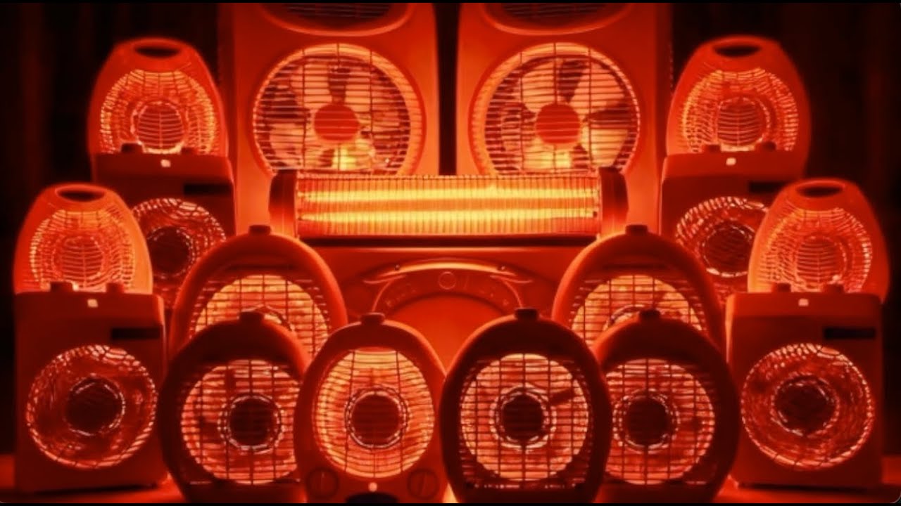 11 HOURS DEEP FAN HEATER SOUND For Sleep Well  Cozy Tube white noise ASMR Reduce Stress Relax Focus