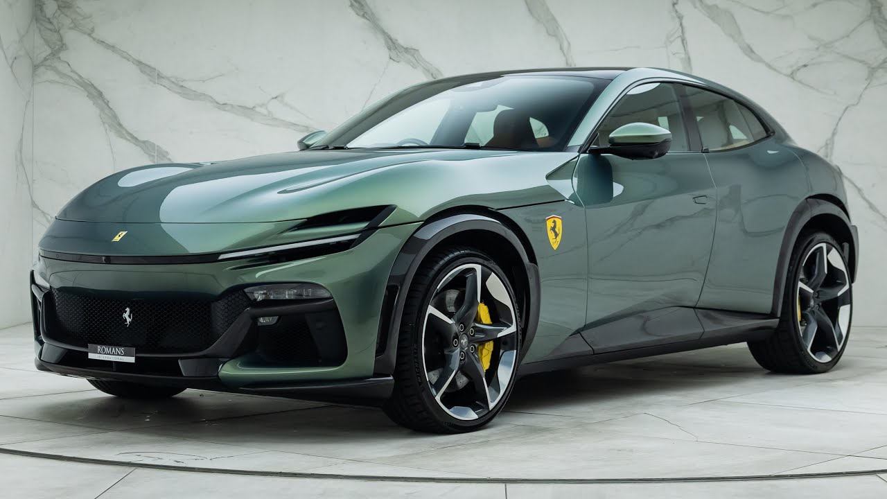 2024 Ferrari Purosangue - Verde Minerale - Walkaround + Engine & Exhaust Sound