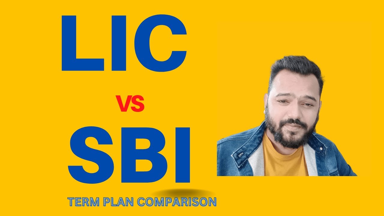 LIC VS SBI TERM INSURANCE COMPARISON | SBI VS LIC | SBI LIE | LIC | TERM INSURANCE | ANIL RAJPUROHIT