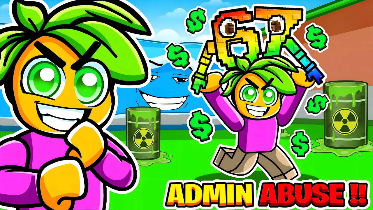 VITAMINE spielt erstes MAL ADMIN ABUSE in ENTKOMME dem TSUNAMI für BRAINROTS!
