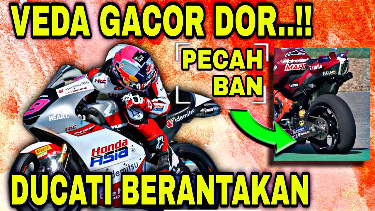 MENGERIKAN..!!! HASIL MOTOGP HARI INI - MARQUEZ PECAH BAN😱 VEDA TAMPIL BRUTAL DI MOTO3 THAILAND⚡