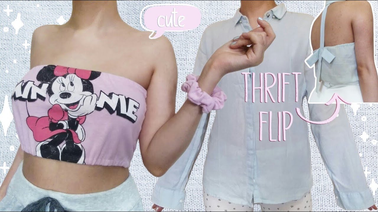 Upcycling Tshirt and Men's Shirt Into New Cute Pieces - No Sewing Machine - Beginners.