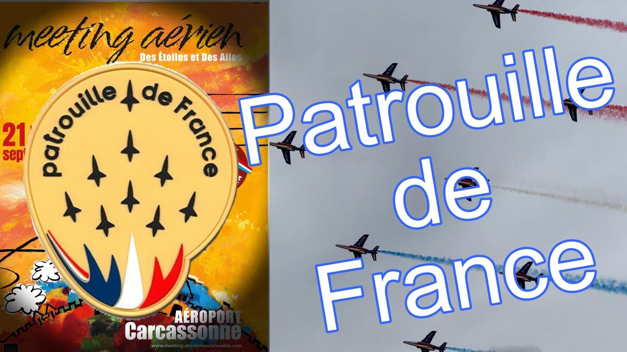 Patrouille de France en meeting à Carcassonne le 21 et 22 septembre 2024