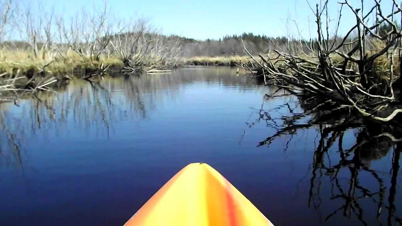 3D VIDEO - Flatwater Kayaking on Meteghan River, Nova Scotia