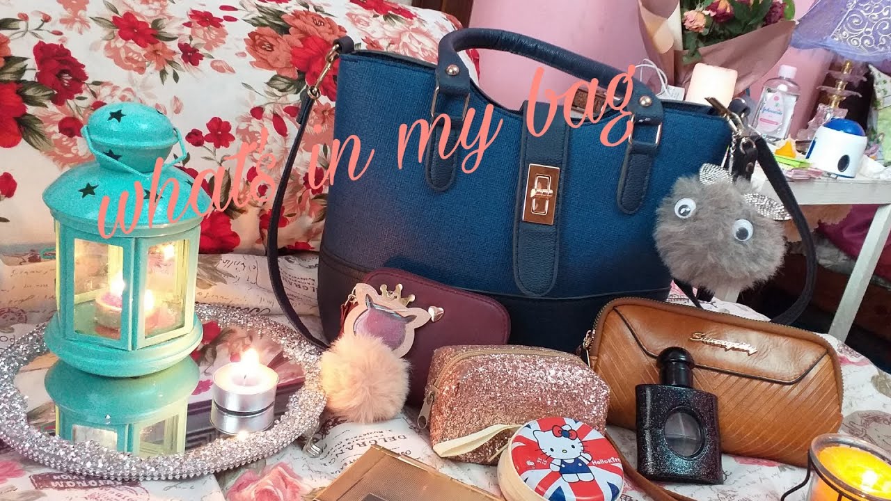 ماذا يوجد في حقيبتي للعمل 💅👜👝👛💄what's in my  bag