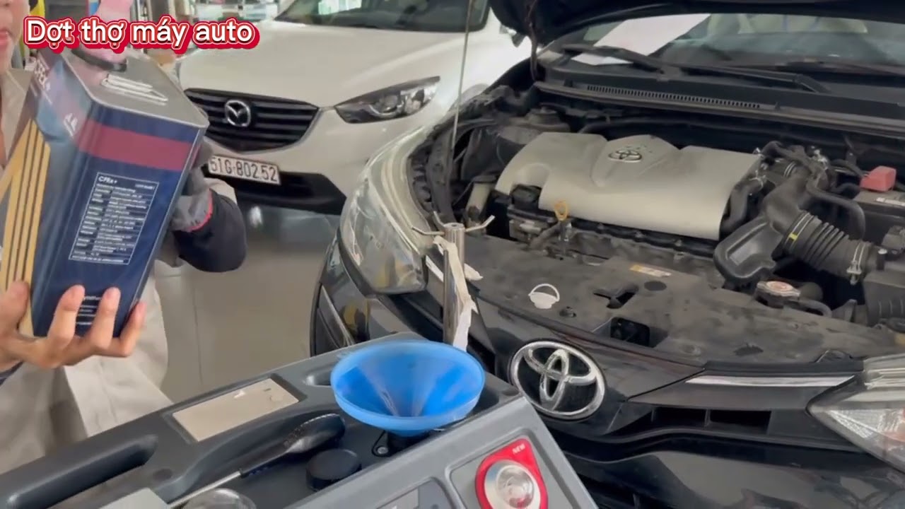 thay nhớt hộp số tuần hoàn #toyota #vios