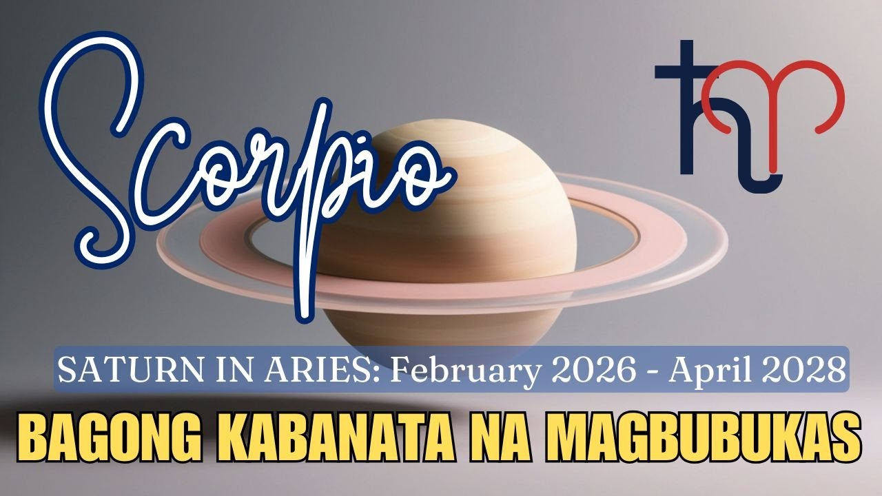 ♏ SCORPIO, May Bagong Kabanatang Magbubukas Para Sayo 🪐♈️  SATURN IN ARIES 💫 Astro Tarot Reading
