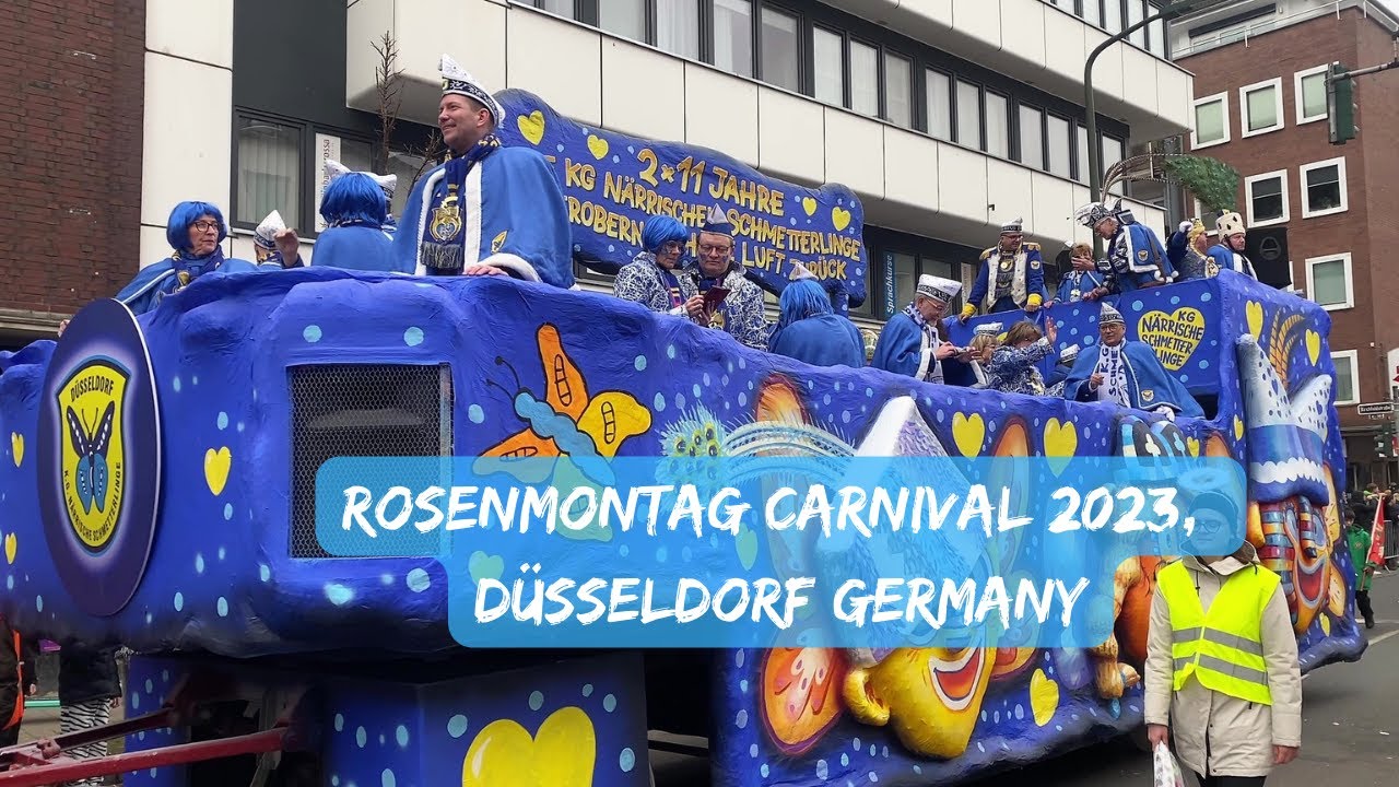 Rosenmontag Carnival 2023, Düsseldorf Germany