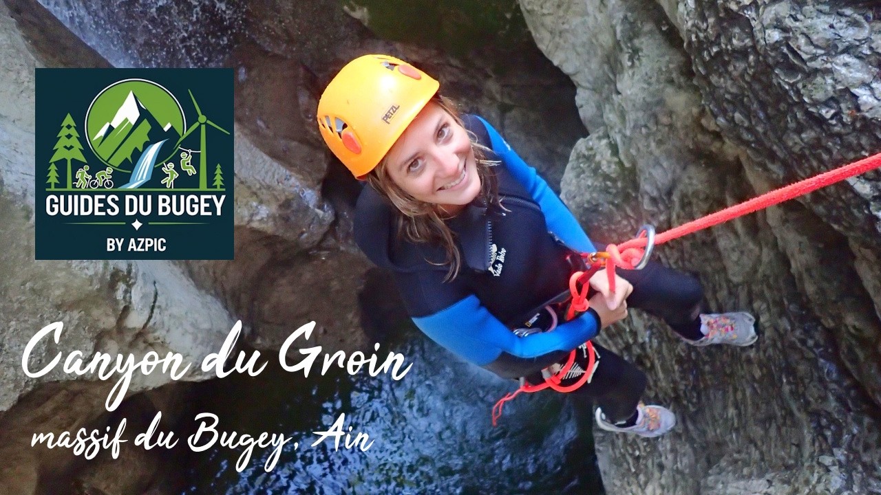 Canyon du Groin avec les guides de canyoning du Bugey