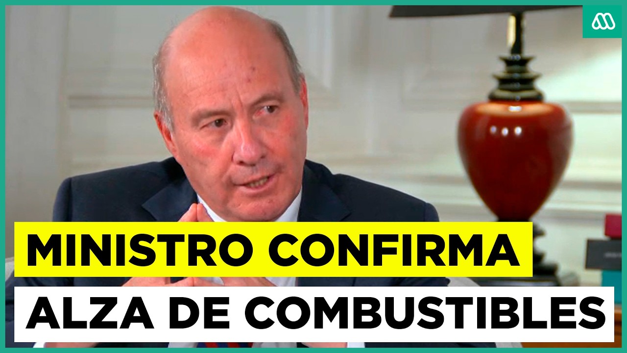 Ministro Quiroz confirma alza de combustibles: bencina subir&aacute; $370 y di&eacute;sel aumentar&aacute; $570