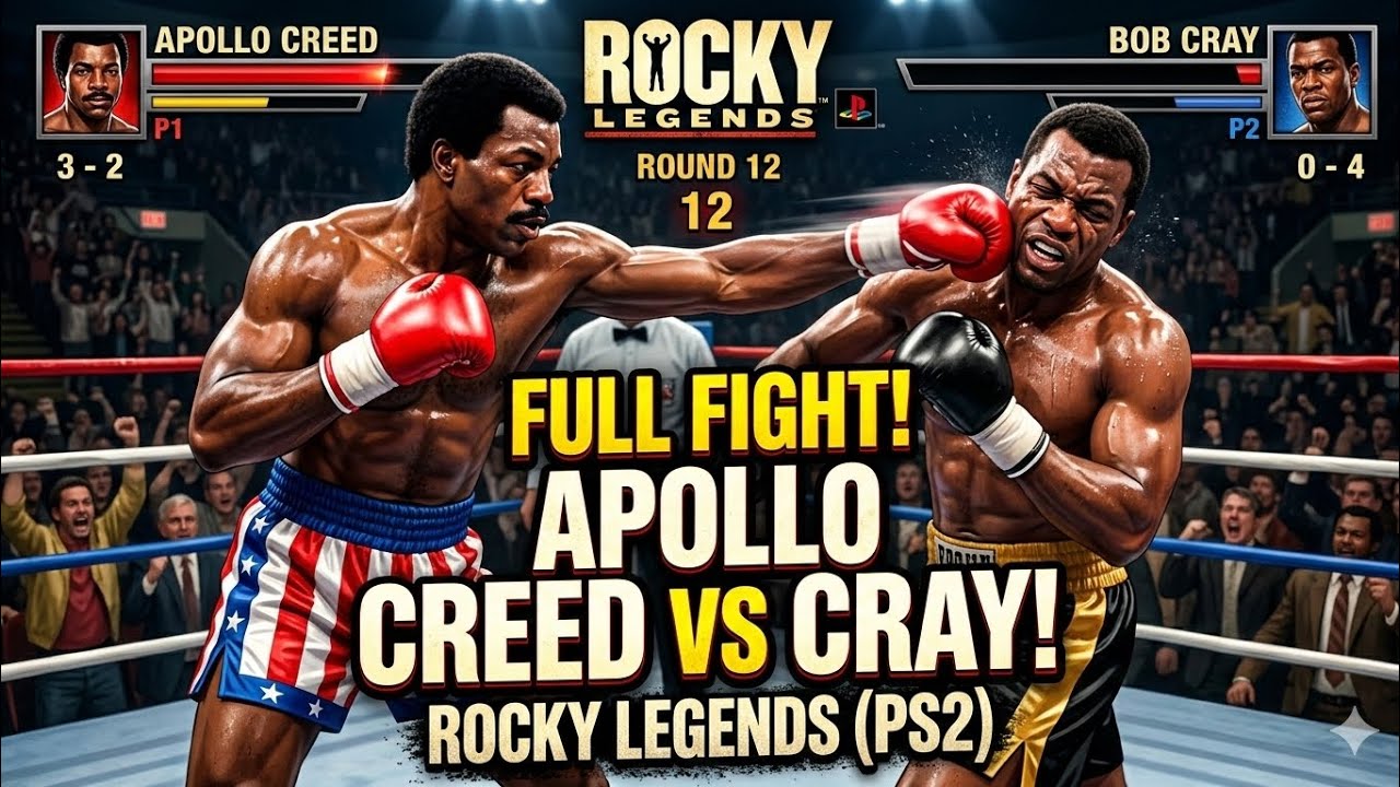 APOLLO CREED X BOB CRAY - FULL FIGHT (ROCKY LEGENDS) PS2
