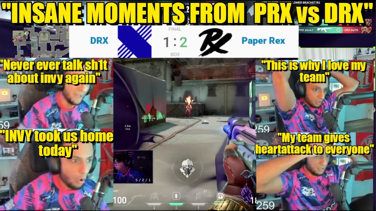 FNS react to INSANE MOMENTS of PRX vs DRX | VCT PACIFIC 2026 |