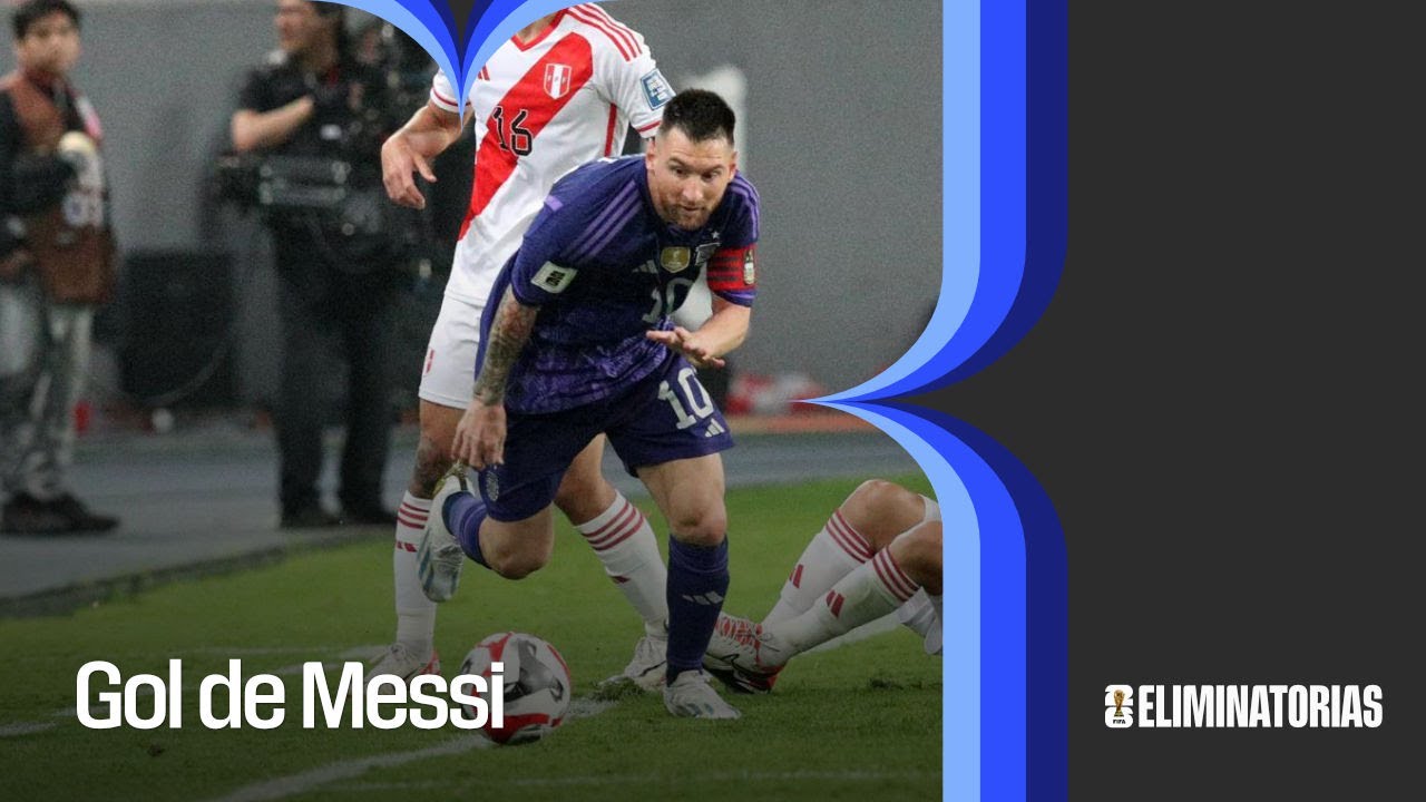 Gol de Messi - Per&uacute; 0 - 2 Argentina - Eliminatorias Sudamericanas para el Mundial 2026
