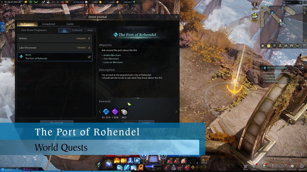 Let's Play - Lost Ark - Everyquest - Main Story - The Port of Rohendel