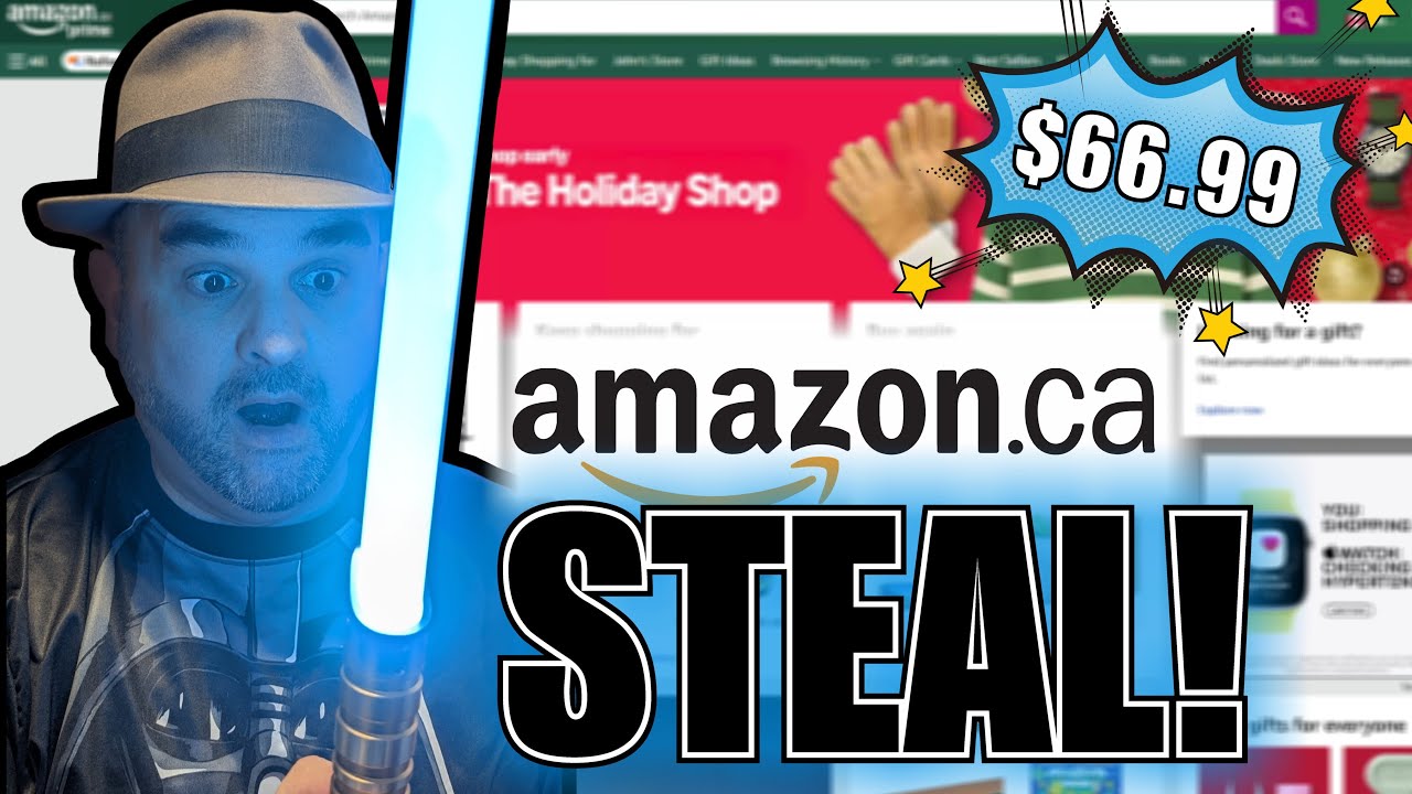 Я нашёл премиальный световой меч с RGB-подсветкой на Amazon всего за 70 канадских долларов! Отлич...