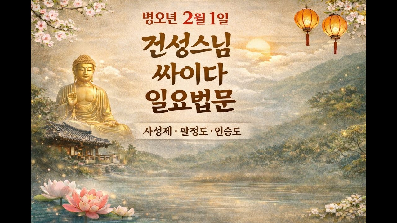 병오년 2월1일 건성스님 싸이다 일요법회