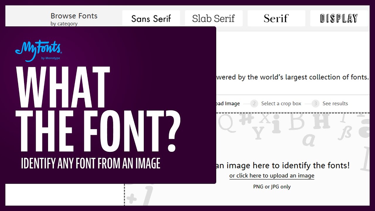 Identify fonts from an image easily - How To Use WhatTheFont
