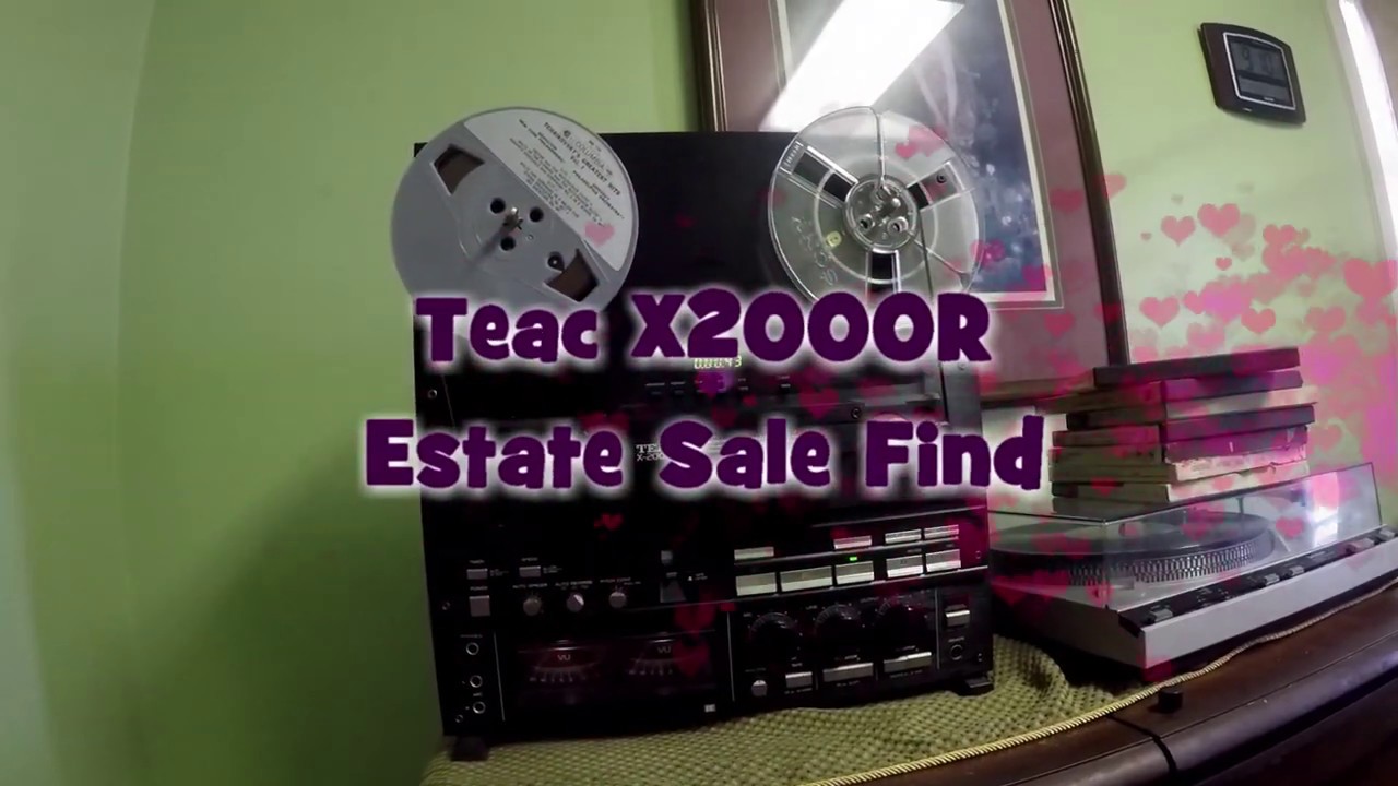 Teac X2000R An Estate Sale Find