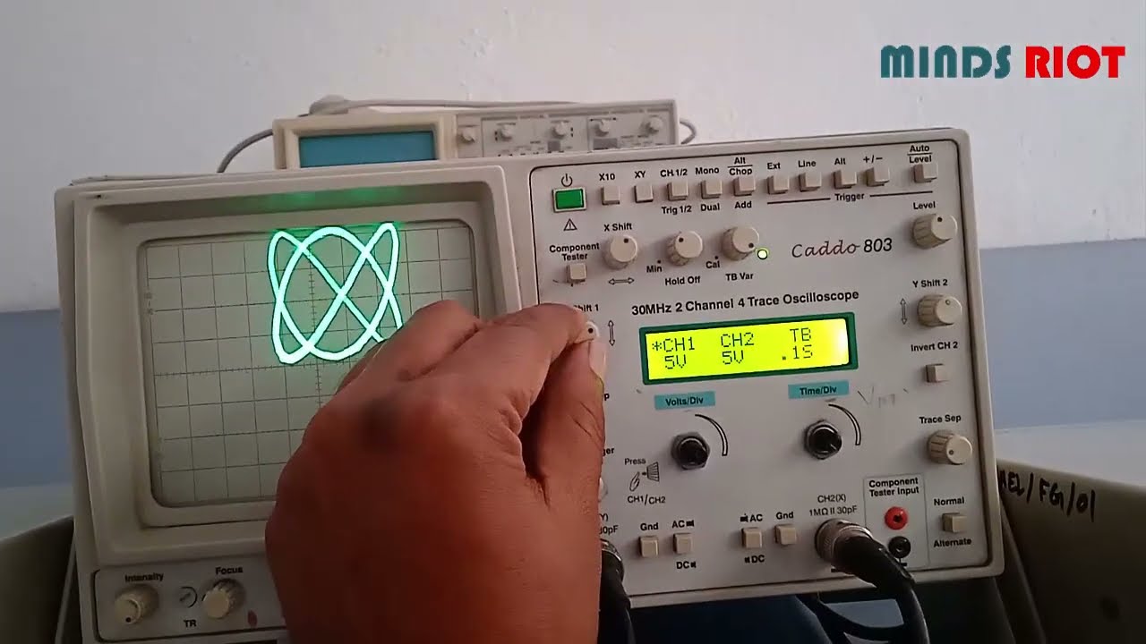Lissajous figure / Pattern Practical on CRO