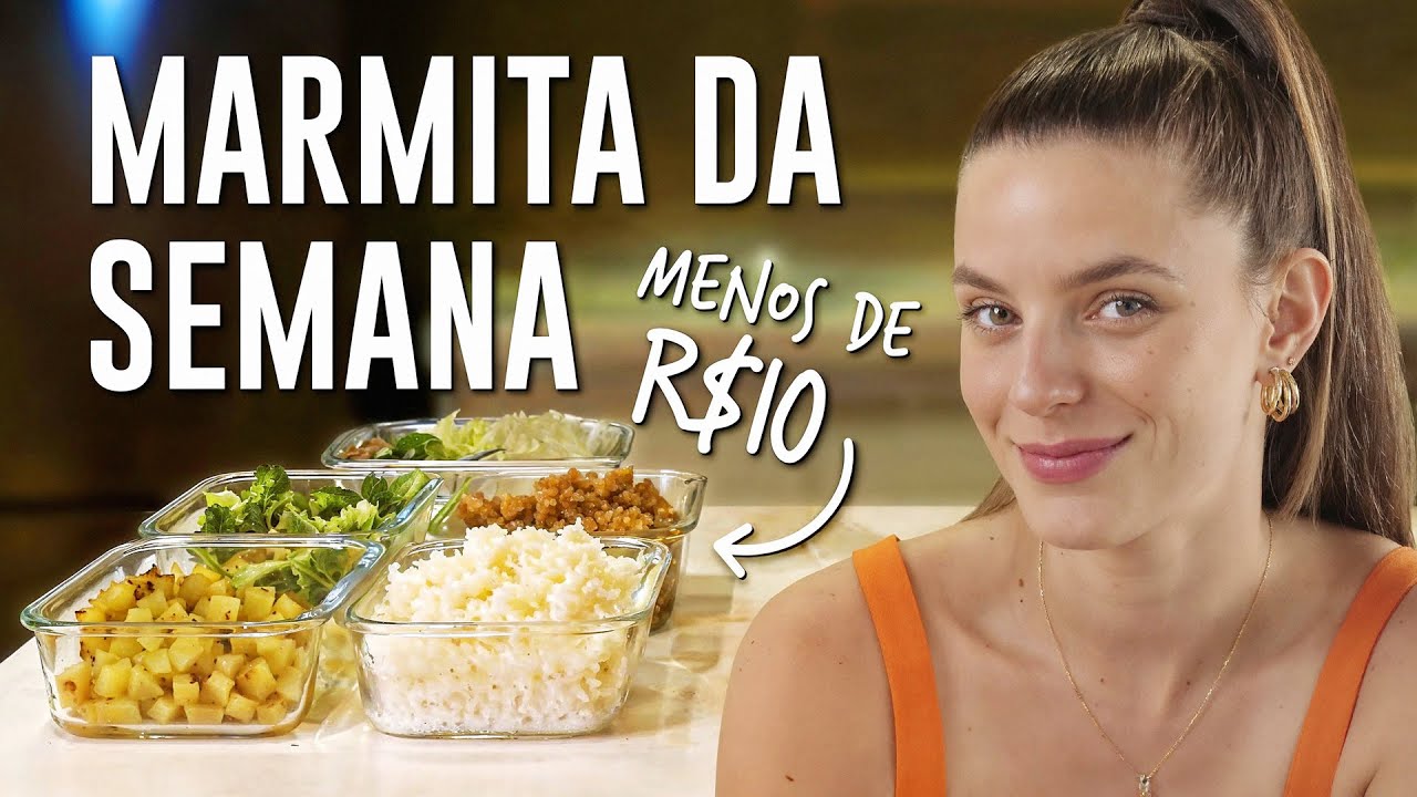 MARMITA PARA TODA A SEMANA PARA EMAGRECER (MENOS DE R$100)
