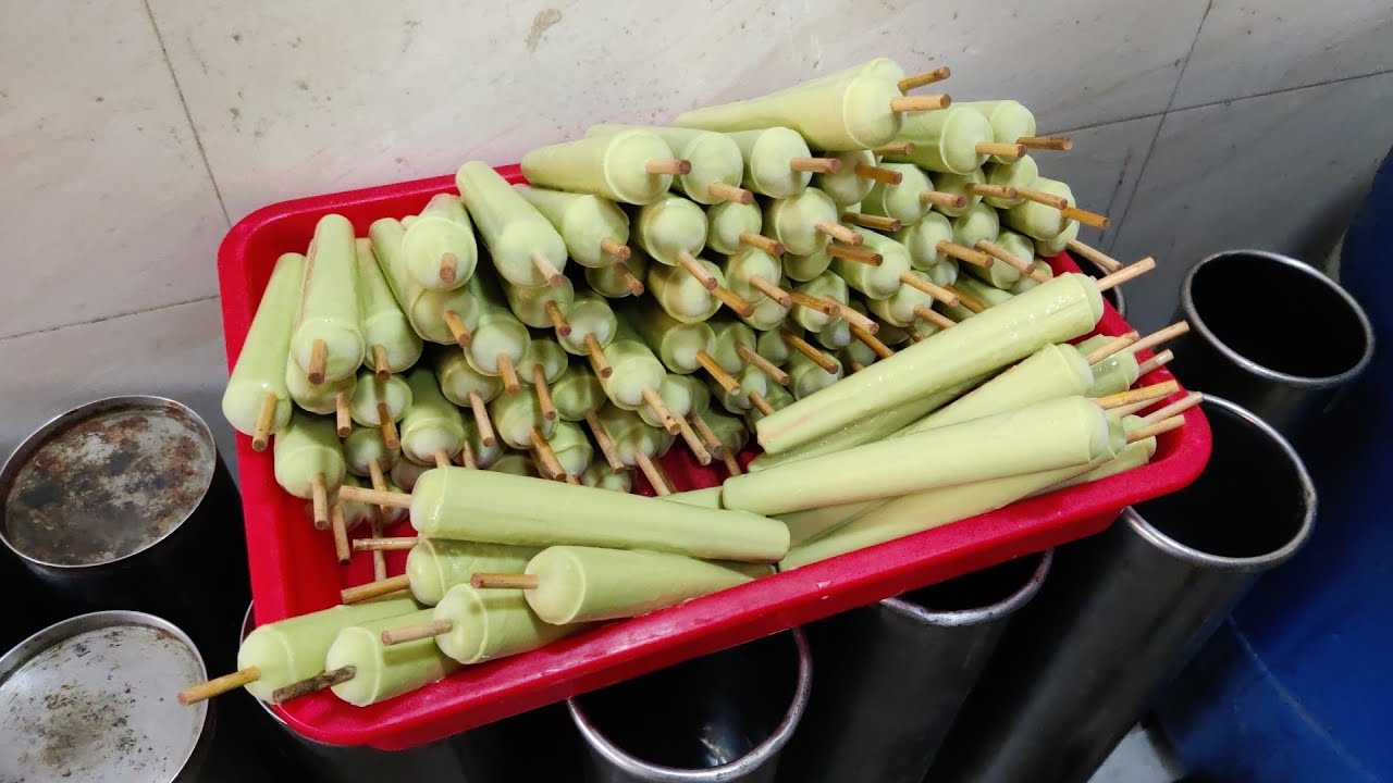 Indian Traditional Kulfi Ice Cream Making | Mumbai Ice Cream Factory