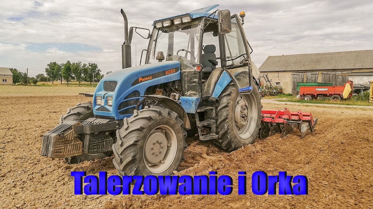 Orka + Talerzowanie pod Rzepak 2020 Zetor Forterra 125 Pronar 82 SA