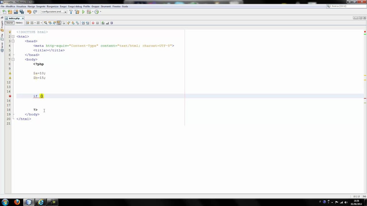 Tutorial Php ita lezione 6 - Operatori Logici e di Confronto