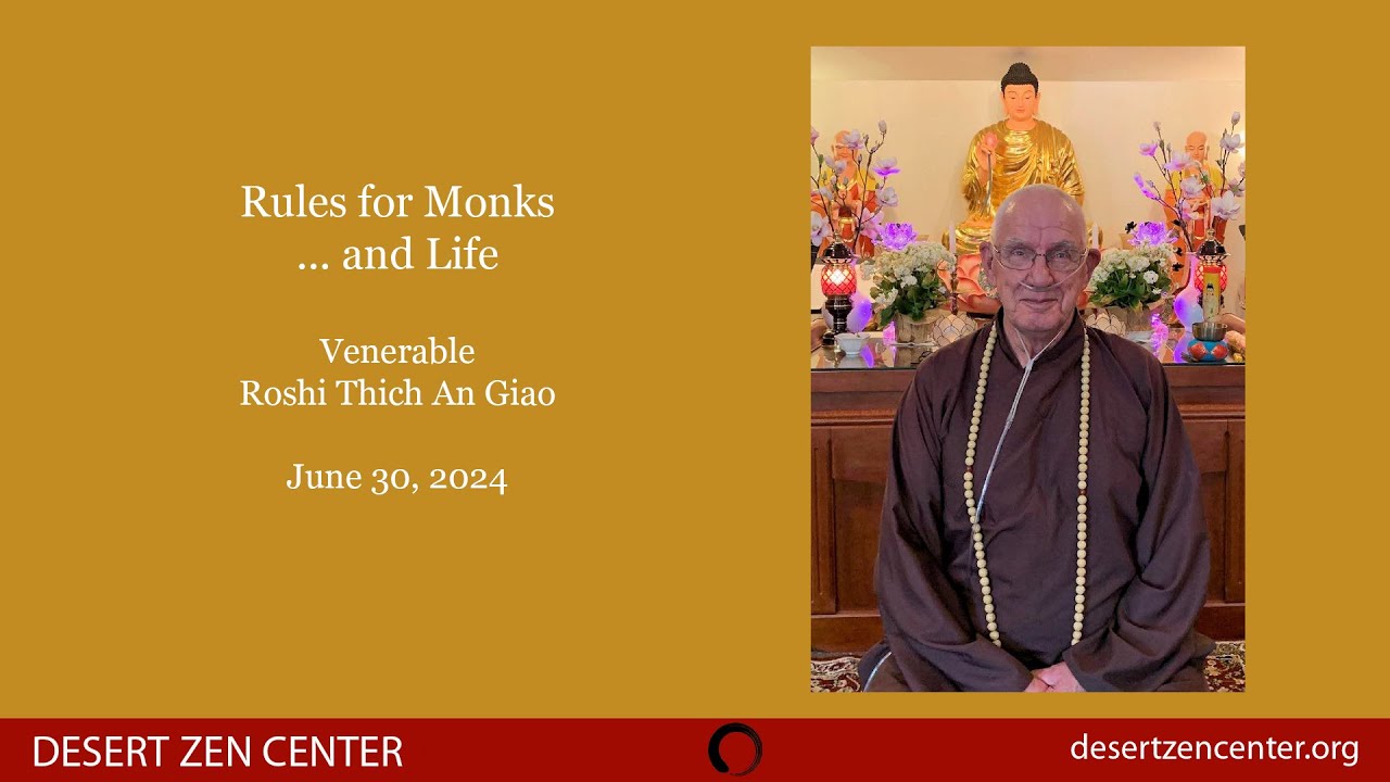 Rules for Monks ... and Life