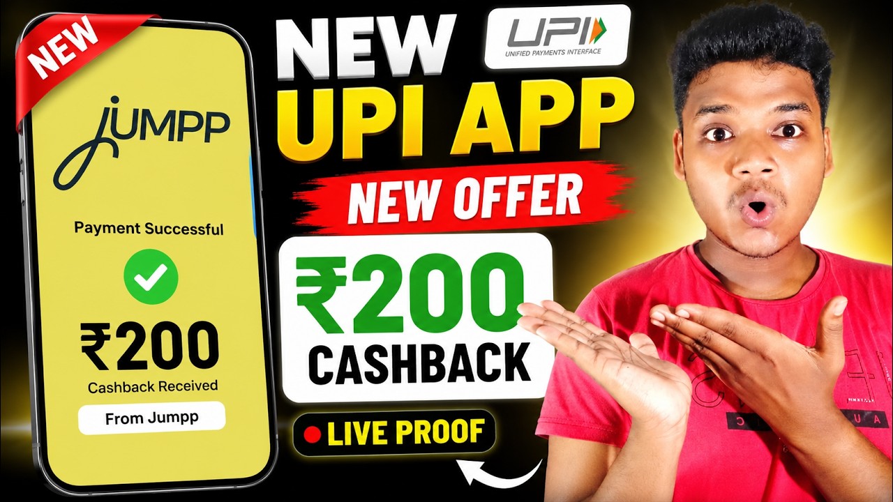 🔥 New UPI App ₹200 Cashback Offer | Live Proof 💸 Full Process 2026