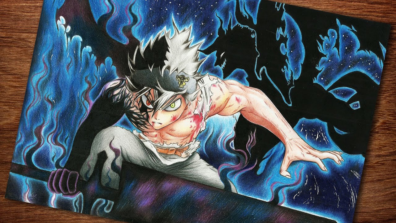 SPEED DRAWING ASTA - BLACK CLOVER - Desenhando Asta ブラッククローバー