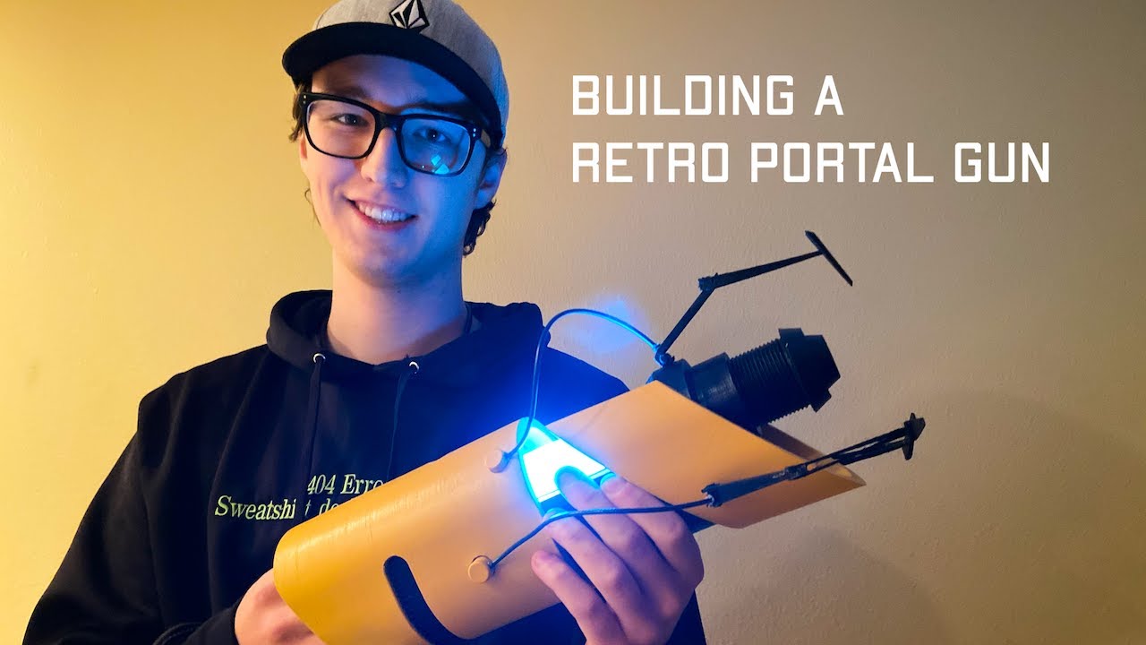 I Built a Retro Portal Gun Prop!