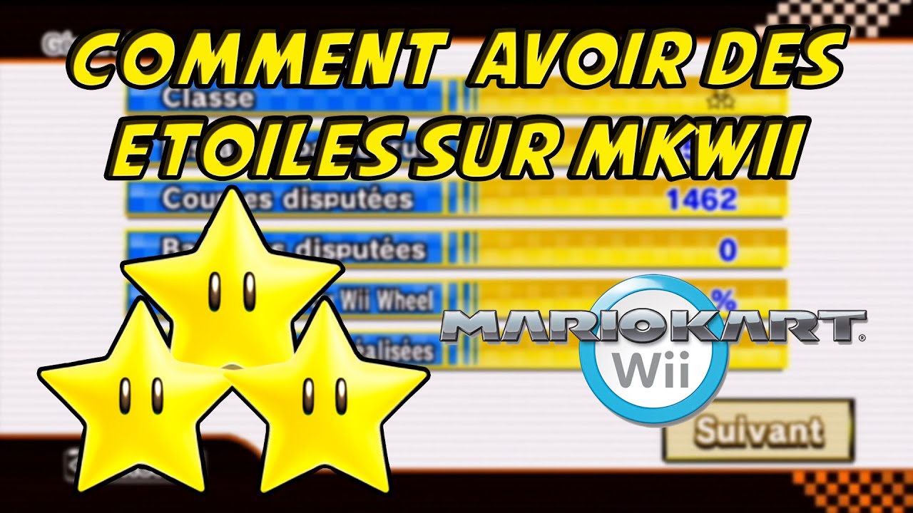 Comment débloquer les étoiles sur Mario Kart Wii !