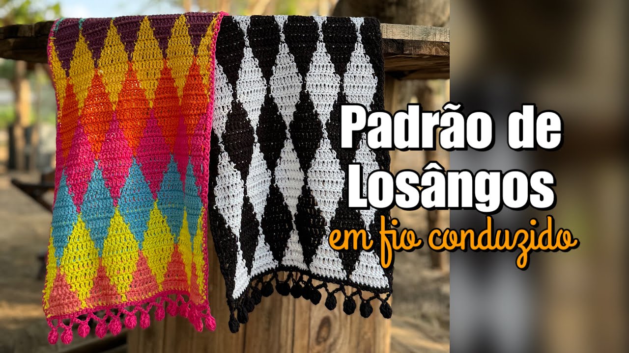 Padrão de Losângos - em fio conduzido 