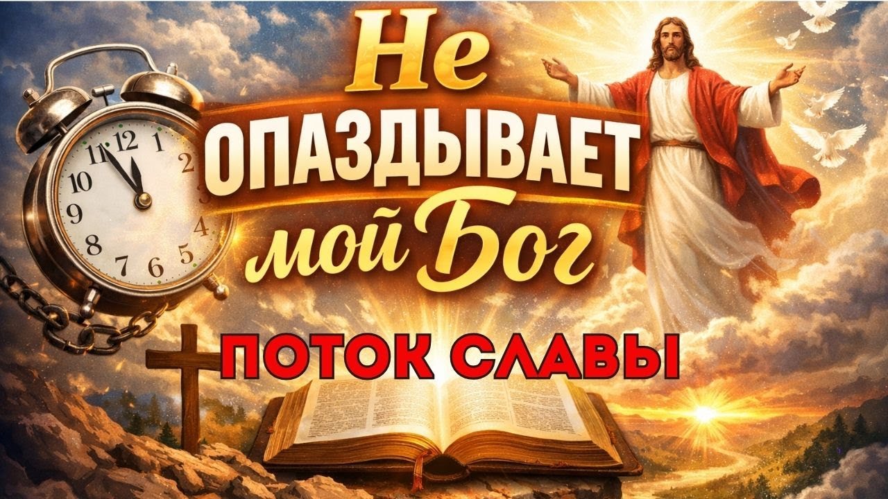 ▶️Не опаздывает мой Бог -  Поток Славы (Христианская музыка)▶️