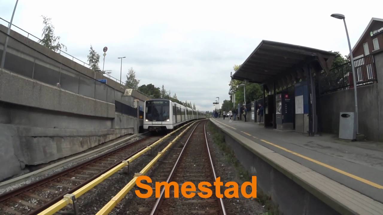 Cabview Line 2 west-east full ride / Oslo metro / Oslo T bane